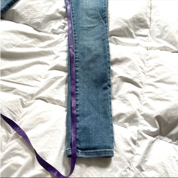 Just Black Denim Stretchy Skinny Ankle Jeans 24 - Picture 7 of 10